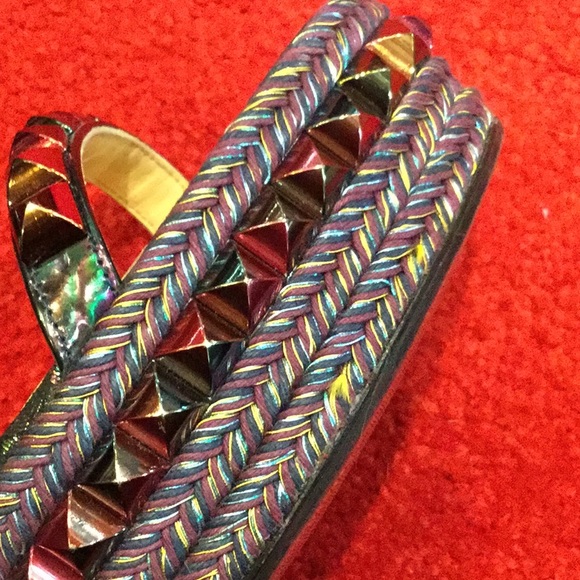 Pyralou Studded Wedges - Picture 7 of 7